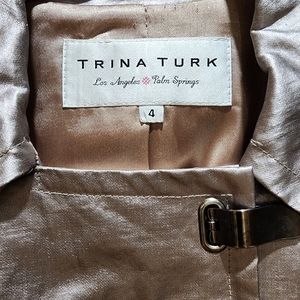 Trina Turk Designet Vintage 90's iridescent raincoat